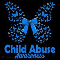 Child Abuse Awareness Month Blue Butterfly Coquette Bow Coffee Mug thumb 5