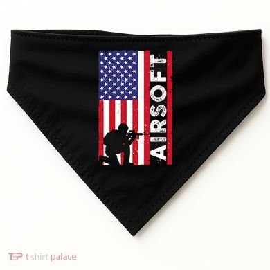 Cute Airsoft Art For Airsoft Player Airsofter USA-Made Doggie Bandana