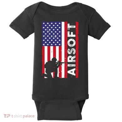 Cute Airsoft Art For Airsoft Player Airsofter Baby Bodysuit