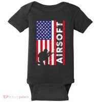 Cute Airsoft Art For Airsoft Player Airsofter Baby Bodysuit thumb 0