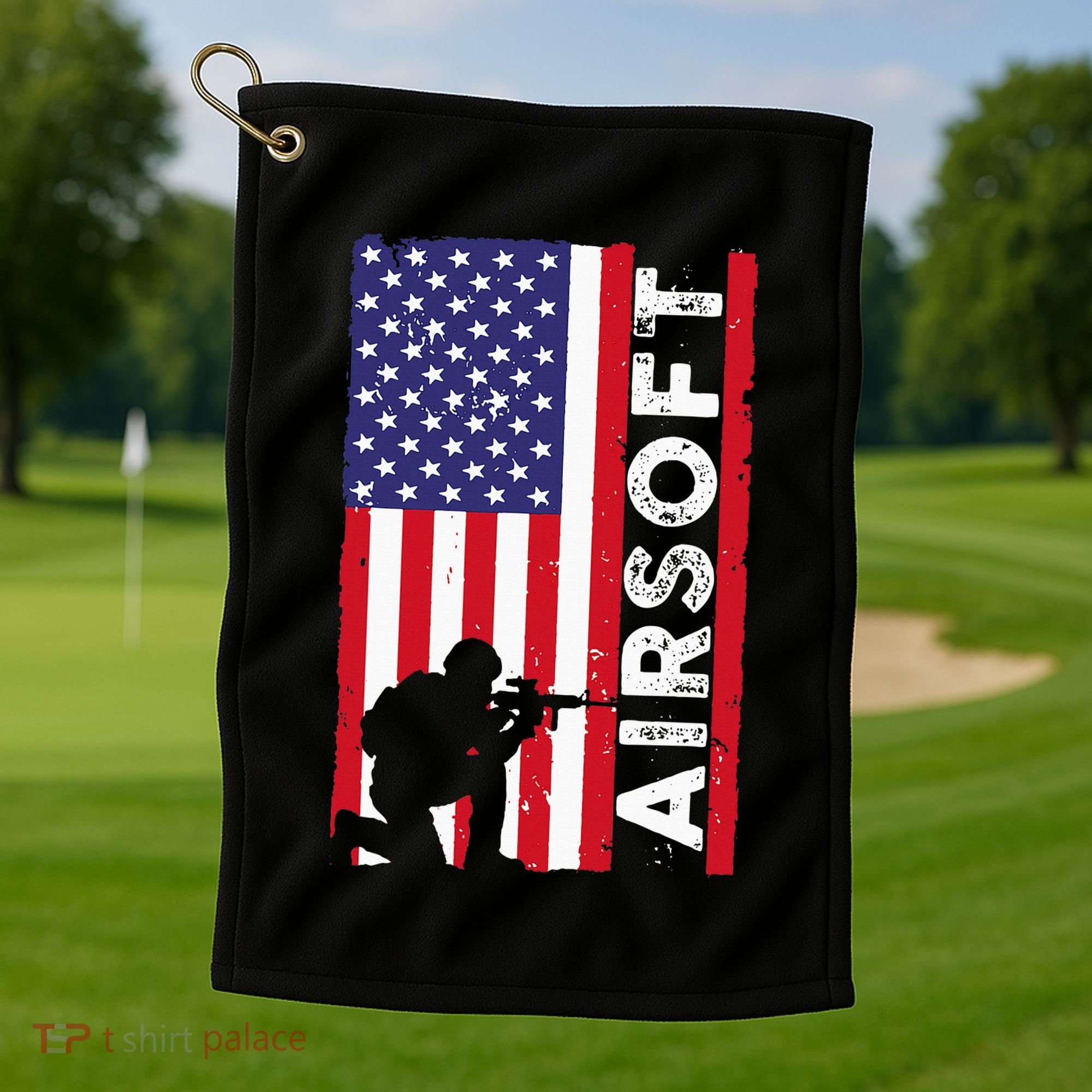 Cute Airsoft Art For Airsoft Player Airsofter Golf Towel
