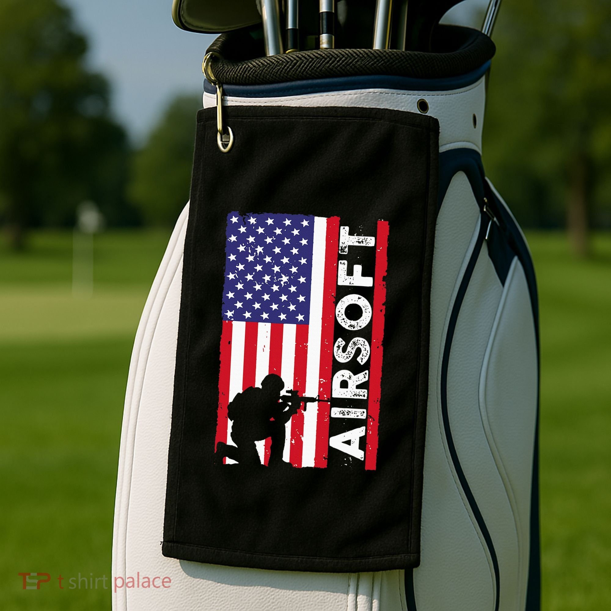 Cute Airsoft Art For Airsoft Player Airsofter Golf Towel
