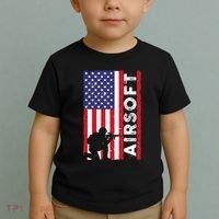 Cute Airsoft Art For Airsoft Player Airsofter Toddler T-Shirt thumb 2