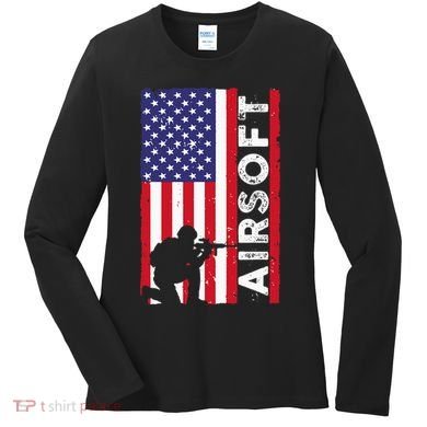 Cute Airsoft Art For Airsoft Player Airsofter Women's Long Sleeve Shirt