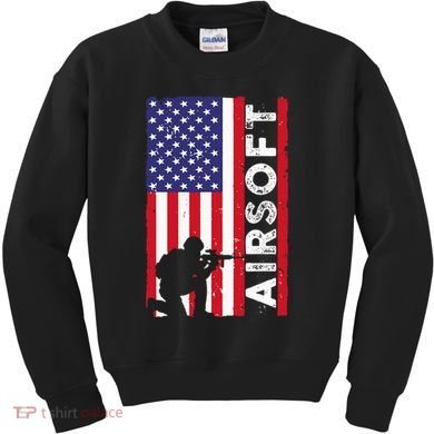 Cute Airsoft Art For Airsoft Player Airsofter Kids Sweatshirt