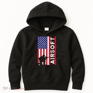 Cute Airsoft Art For Airsoft Player Airsofter Kids Hoodie