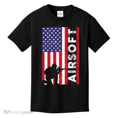 Cute Airsoft Art For Airsoft Player Airsofter Kids T-Shirt