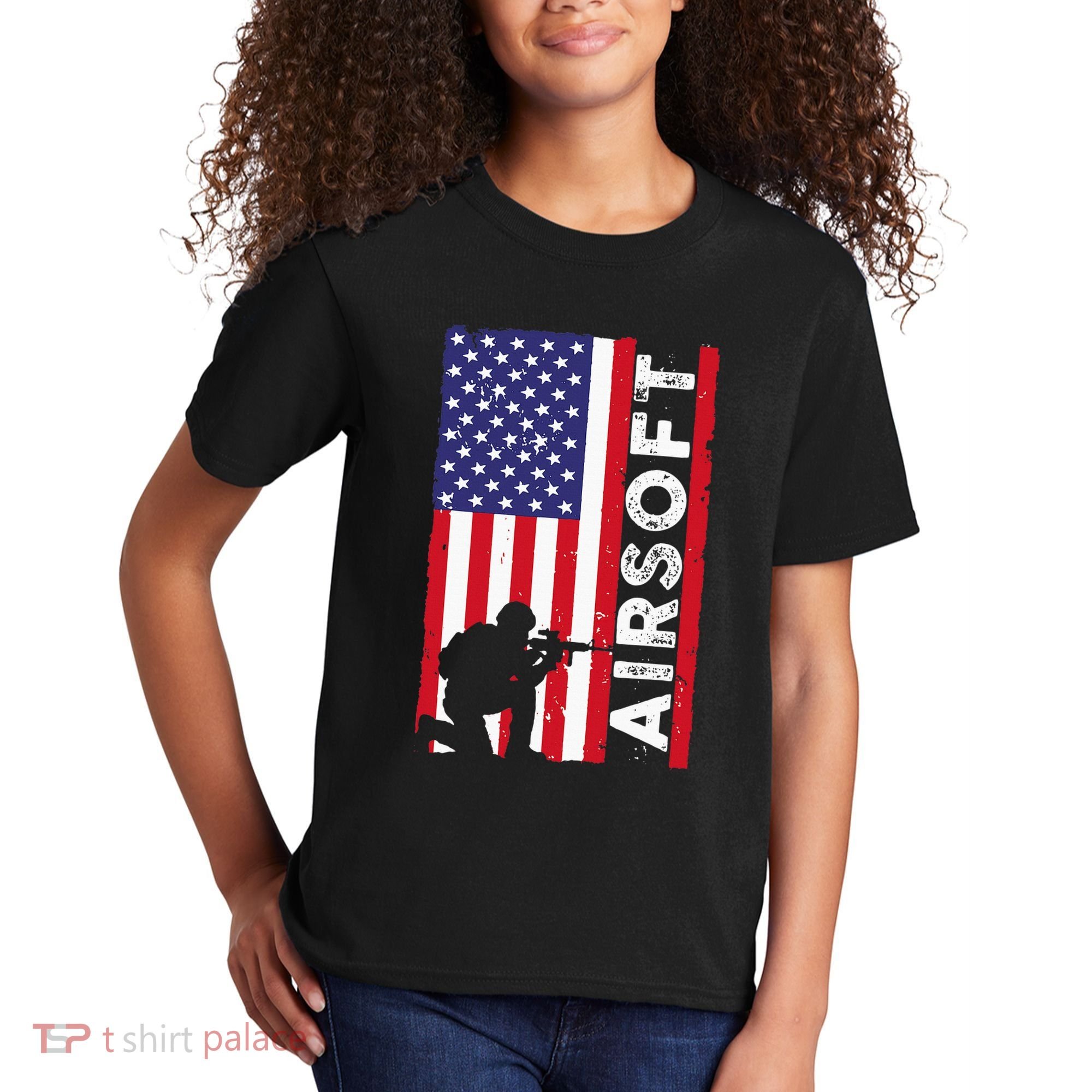 Cute Airsoft Art For Airsoft Player Airsofter Kids T-Shirt
