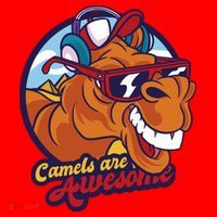 Camels Are Awesome Santa Hat thumb 1