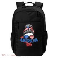 Cute All American Girl USA Flag Backpack thumb 0