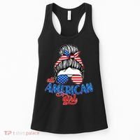 Cute All American Girl USA Flag Women's Tank Top thumb 0