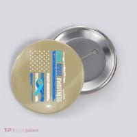 Child Abuse Awareness US Flag Child Abuse Prevention Month Button thumb 0