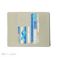Child Abuse Awareness US Flag Child Abuse Prevention Month Mousepad thumb 0
