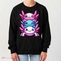 Cute Axolotls Anime Kawaii Axolotl Women's Sweatshirt thumb 0