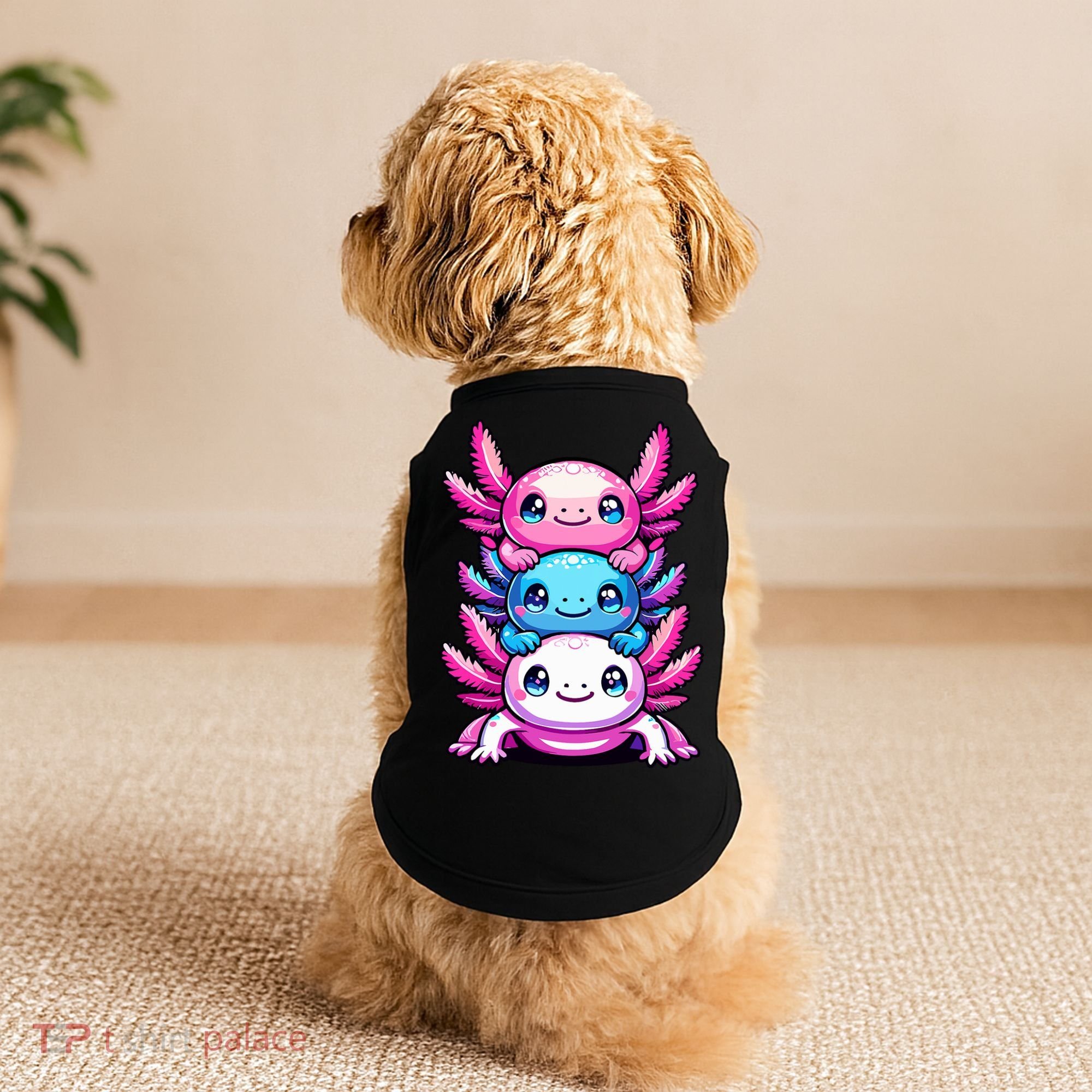 Cute Axolotls Anime Kawaii Axolotl Doggie Tank