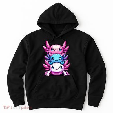 Cute Axolotls Anime Kawaii Axolotl Hoodie