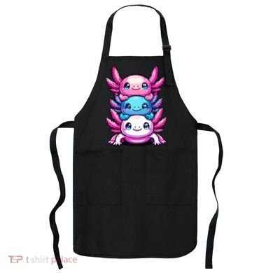 Cute Axolotls Anime Kawaii Axolotl Apron