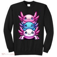 Cute Axolotls Anime Kawaii Axolotl Sweatshirt thumb 0