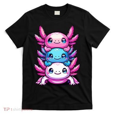 Cute Axolotls Anime Kawaii Axolotl T-Shirt