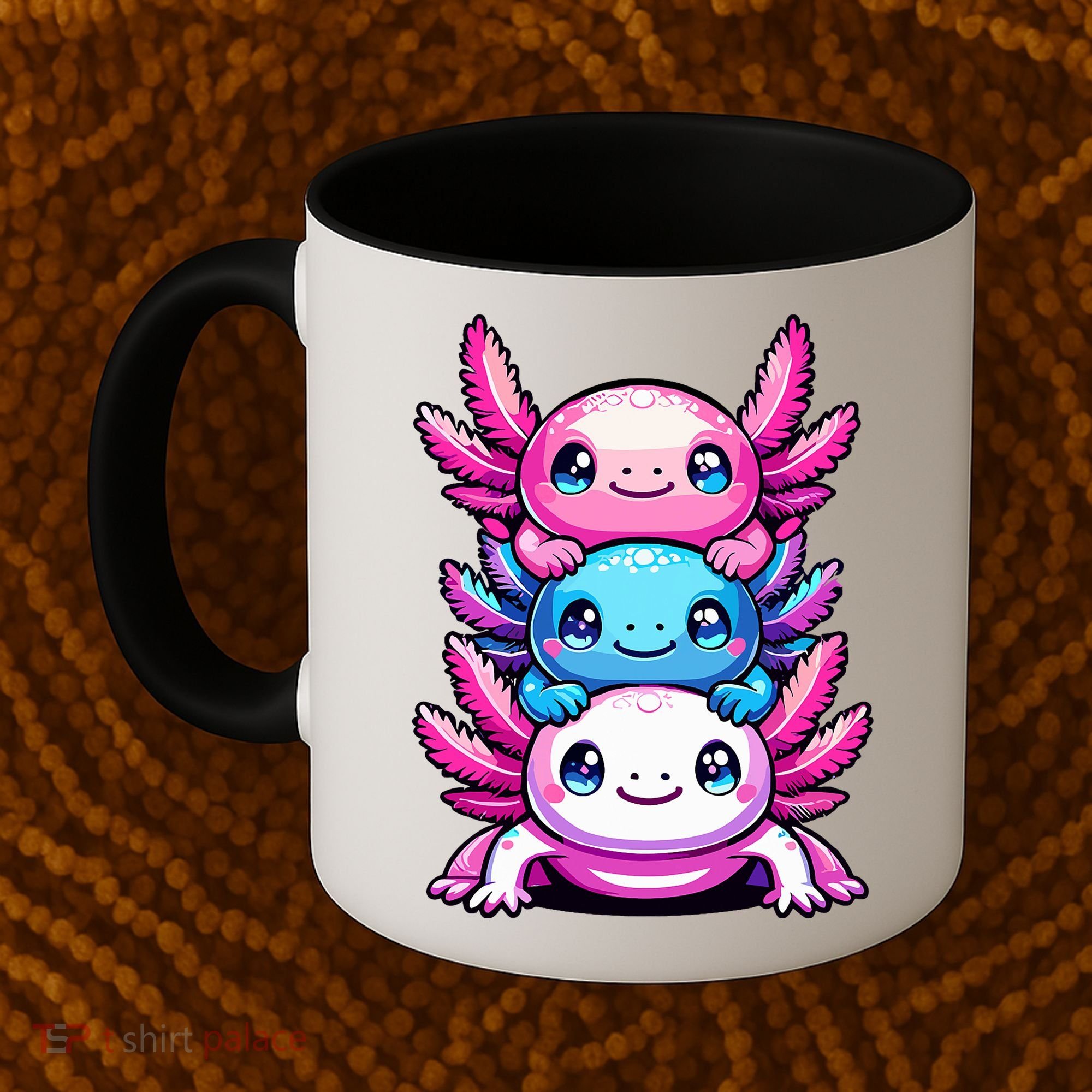 Cute Axolotls Anime Kawaii Axolotl Coffee Mug