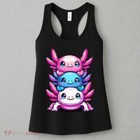 Cute Axolotls Anime Kawaii Axolotl Women's Tank Top thumb 3