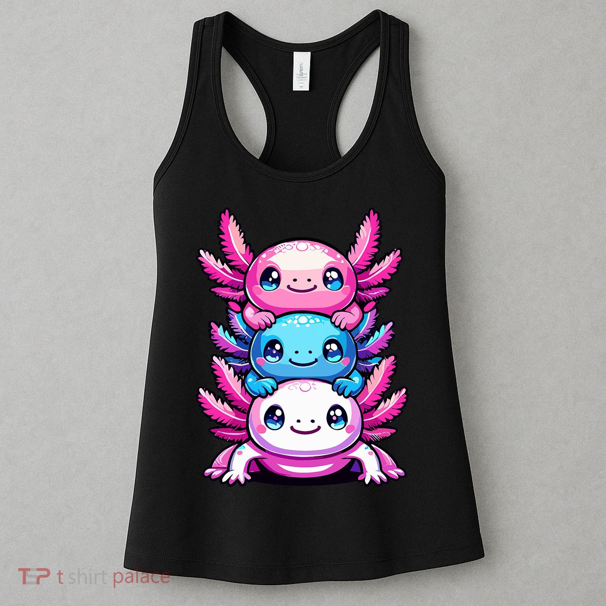 Cute Axolotls Anime Kawaii Axolotl Women's Tank Top