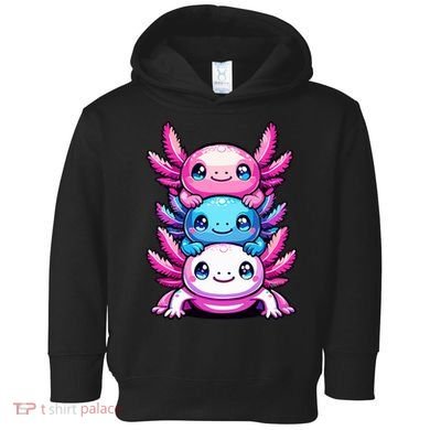 Cute Axolotls Anime Kawaii Axolotl Toddler Hoodie
