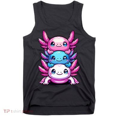 Cute Axolotls Anime Kawaii Axolotl Tank Top