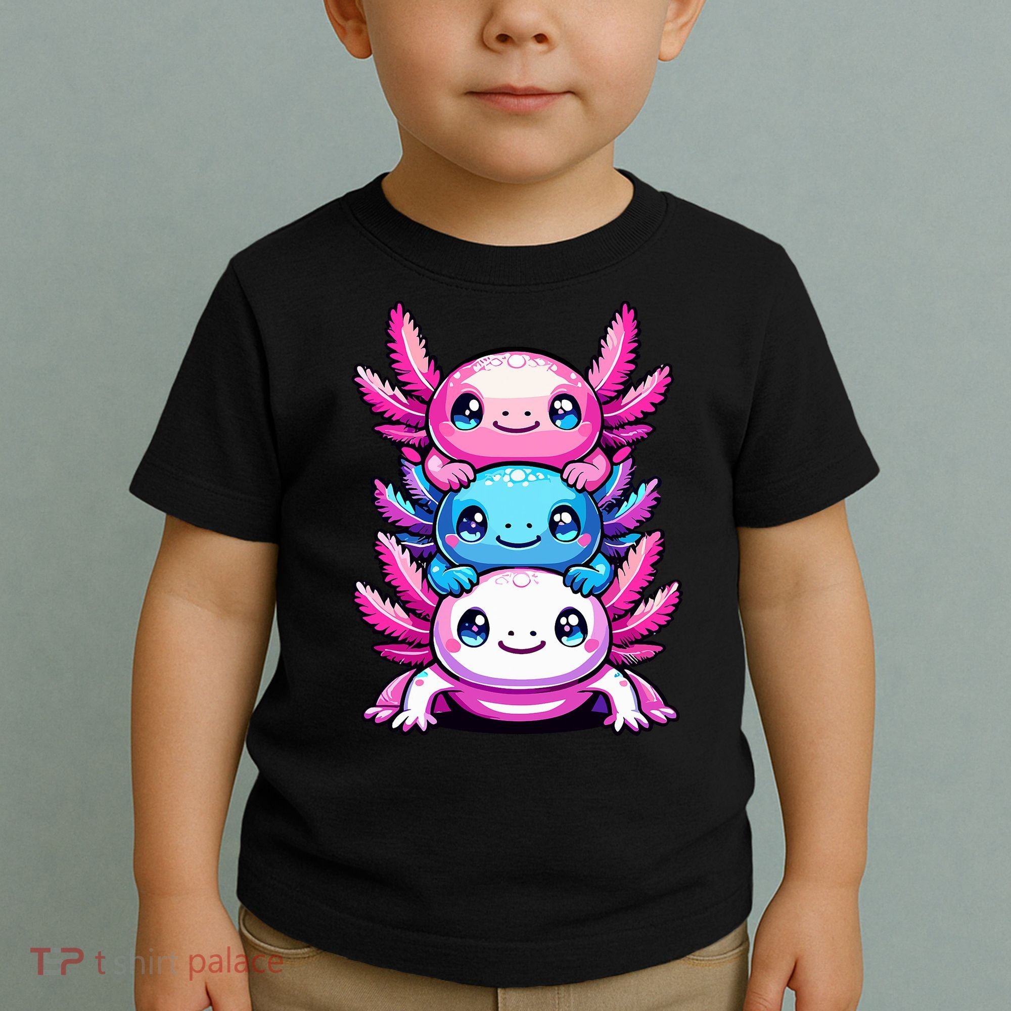 Cute Axolotls Anime Kawaii Axolotl Toddler T-Shirt