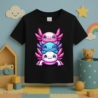 Cute Axolotls Anime Kawaii Axolotl Toddler T-Shirt thumb 3