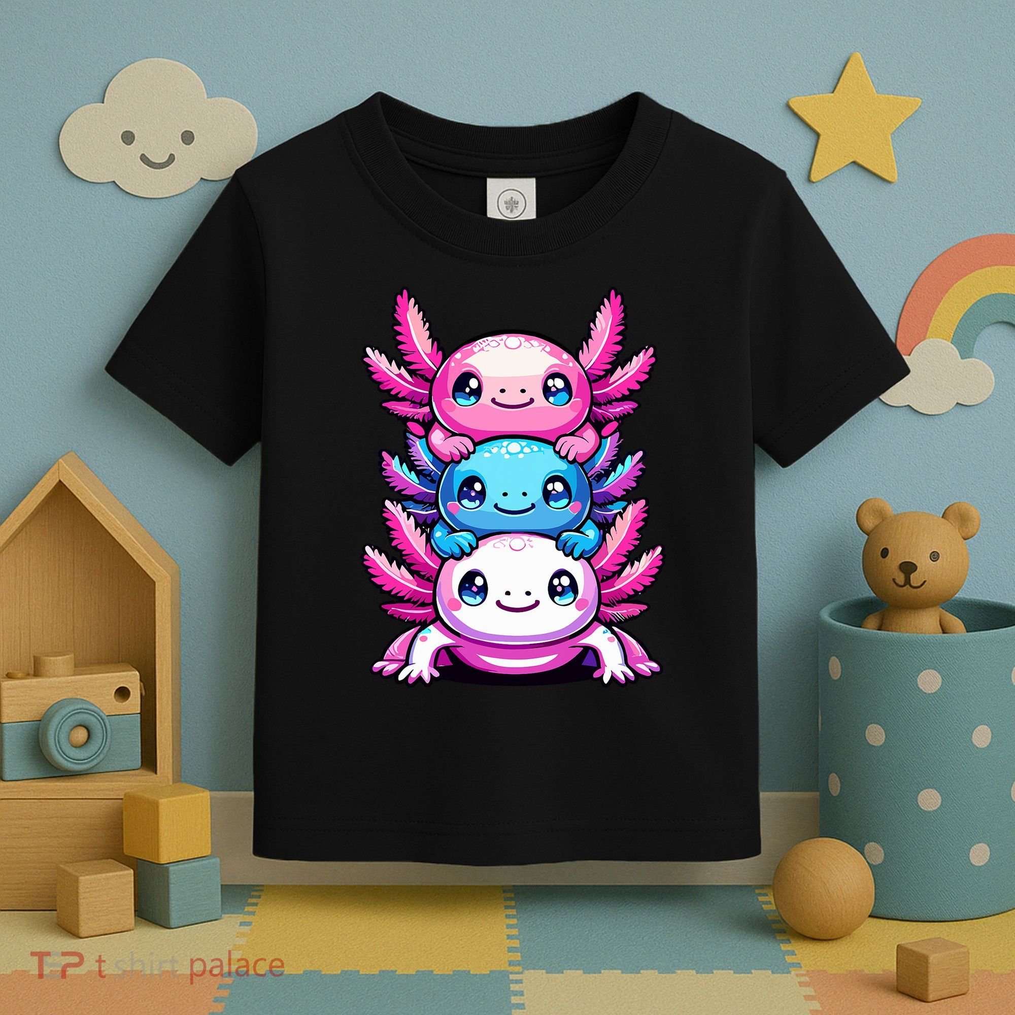 Cute Axolotls Anime Kawaii Axolotl Toddler T-Shirt