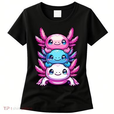 Cute Axolotls Anime Kawaii Axolotl Women's T-Shirt