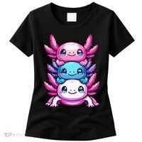 Cute Axolotls Anime Kawaii Axolotl Women's T-Shirt thumb 0