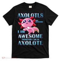 Cute Axolotl Axolotls Are Awesome Plush Pets Girls Boy T-Shirt thumb 0