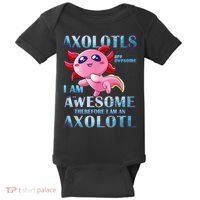 Cute Axolotl Axolotls Are Awesome Plush Pets Girls Boy Baby Bodysuit thumb 0