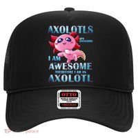Cute Axolotl Axolotls Are Awesome Plush Pets Girls Boy Hat thumb 0