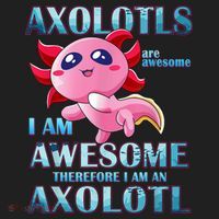 Cute Axolotl Axolotls Are Awesome Plush Pets Girls Boy Golf Towel thumb 3