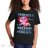 Cute Axolotl Axolotls Are Awesome Plush Pets Girls Boy Kids T-Shirt thumb 2