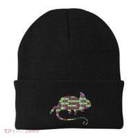 Chameleon Autism Awareness Lizard Puzzle Day Mom Gift Beanie thumb 0
