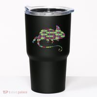 Chameleon Autism Awareness Lizard Puzzle Day Mom Gift Tumbler thumb 0