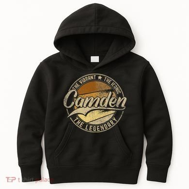 Camden Ar Arkansas Vintage Distressed Kids Hoodie