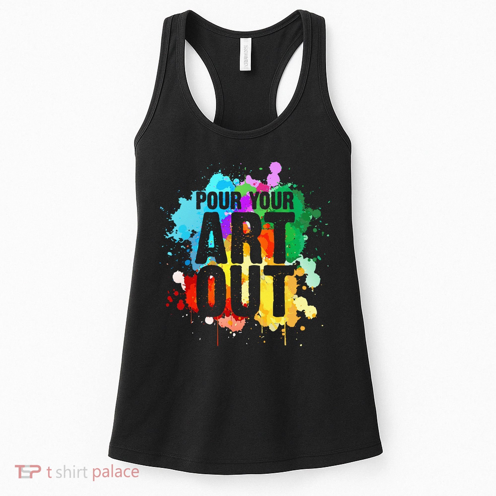 Cool Artist Art For Men Women Paint Painter Artist Painting Women's Tank Top