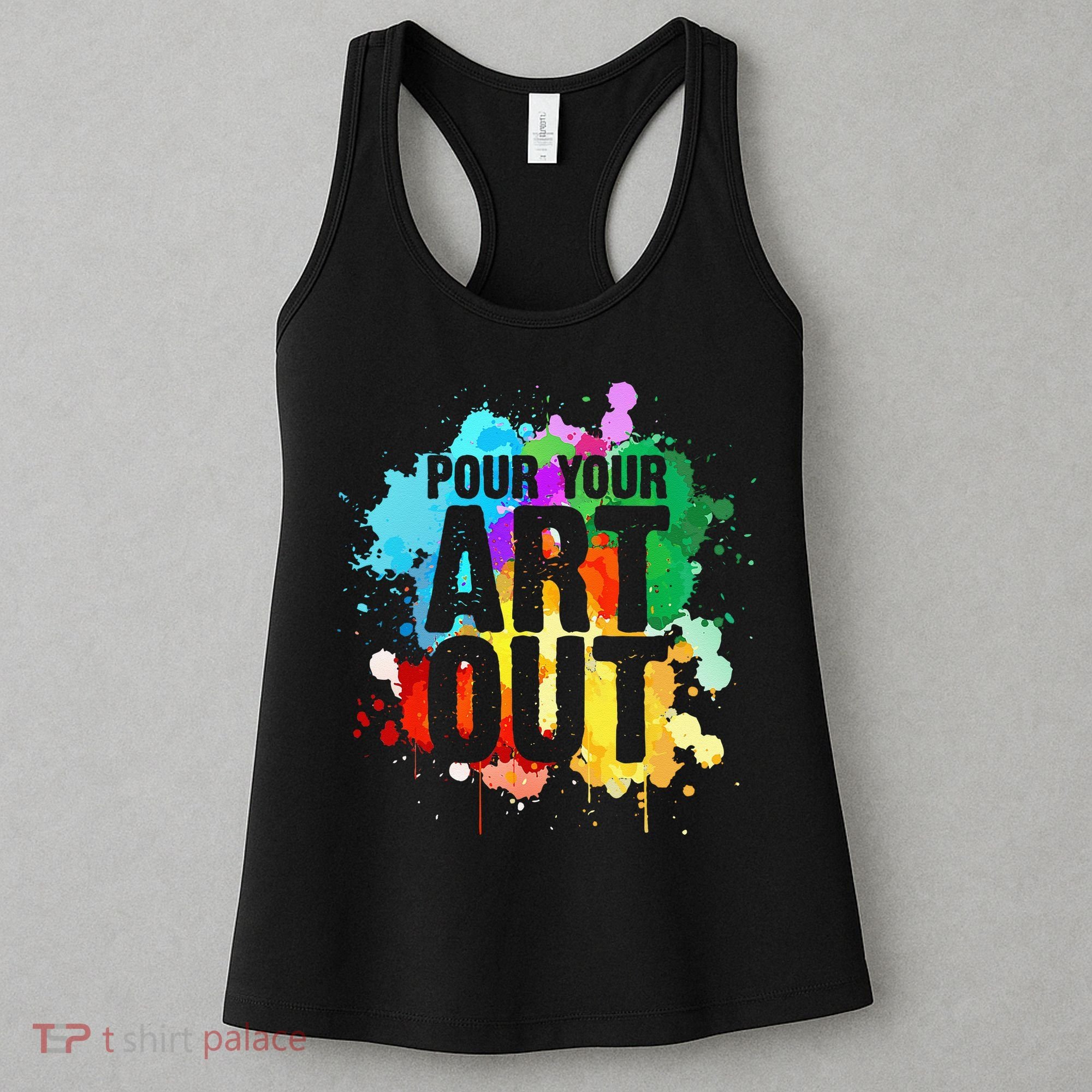 Cool Artist Art For Men Women Paint Painter Artist Painting Women's Tank Top
