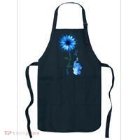 Child Abuse Awareness Sunflower Light Blue Ribbon Elephant Apron thumb 0