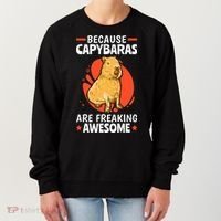 Capybaras Are Awesome Rodent Grasseater Capybara Women's Sweatshirt thumb 0
