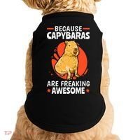 Capybaras Are Awesome Rodent Grasseater Capybara Doggie Tank thumb 0
