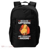 Capybaras Are Awesome Rodent Grasseater Capybara Backpack thumb 0