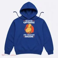 Capybaras Are Awesome Rodent Grasseater Capybara Hoodie thumb 0