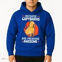 Capybaras Are Awesome Rodent Grasseater Capybara Hoodie thumb 2
