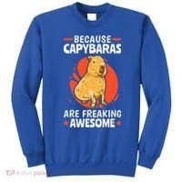 Capybaras Are Awesome Rodent Grasseater Capybara Sweatshirt thumb 0